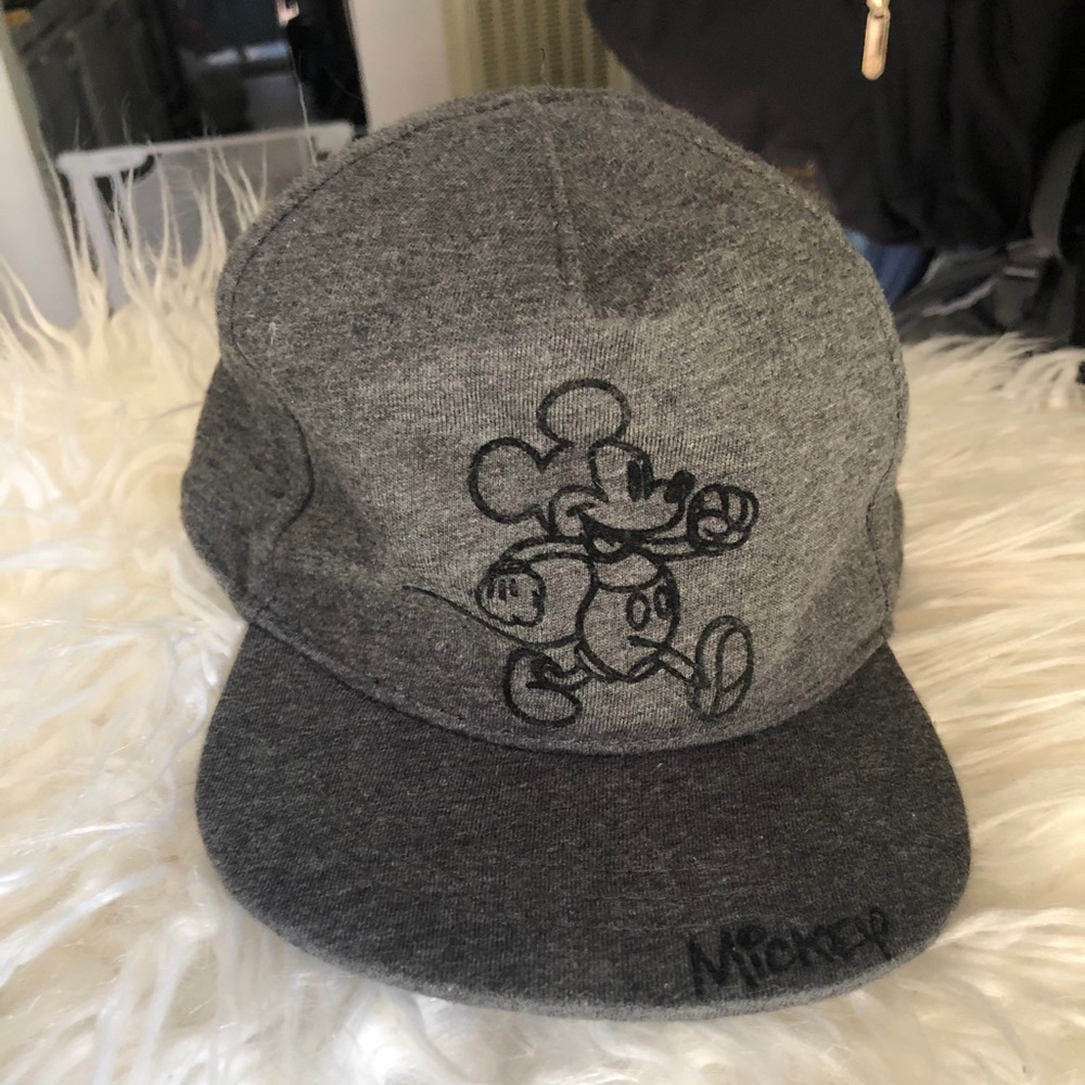 NWOT Mickey Mouse Gray Hat